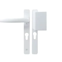 Durabil Drücker-Knauf-Griffgarnitur 8-72 mm ohne Hülse weiß