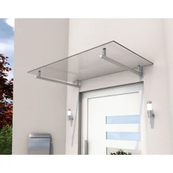 Edelstahl-Vordach HD 140 140 x 80 x 19,5 cm*Durabil Discount