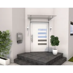 Edelstahl-Vordach HD 140 140 x 80 x 19,5 cm*Durabil Discount