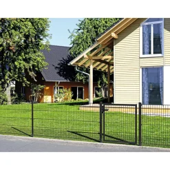 Durabil Einstab-Gittermatte anthrazit 200 x 100 cm