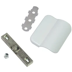 Griffmuschel für Balkontür weiß inkl Schnäpper*Durabil Sale