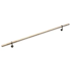 Durabil Handlaufset Fichte 2 Kugelringhalter und 2 Endkappen