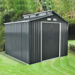 Metallgerätehaus Martin 2,78 x 2,34 x 2,6 m anthrazit^Durabil Outlet