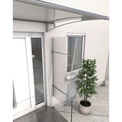 Seitenblende PT/XL Edelstahl Acrylglas klar 6 mm 55 x 85 x 167 cm^Durabil Discount