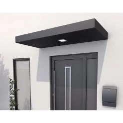 Sondermaß-Rechteckvordach BS von 160 bis 199 cm anthrazit*Durabil Online