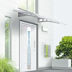 Vordach Edelstahl 140 x 80 cm*Durabil