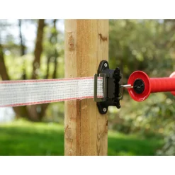 Eck- und Streckenisolator Profi schwarz für 40 mm 6 Stück