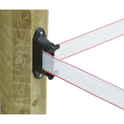 Eck- und Streckenisolator Profi schwarz für 40 mm 6 Stück