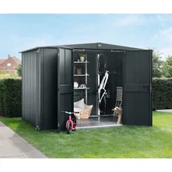 Gerätehaus Elegant-STyp 3RAL7016 2 flg*EcoStar Online