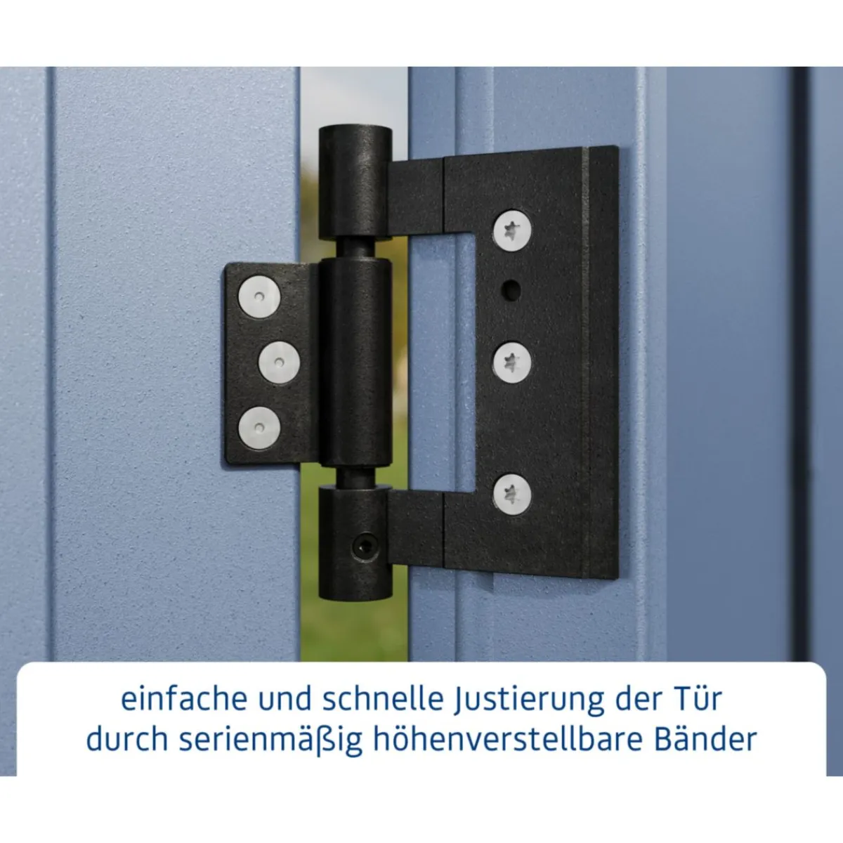 EcoStar Gerätehaus Elegant-PTyp 2RAL5014 1 flg