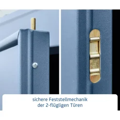 Gerätehaus Elegant-STyp 3RAL5014 2 flg^EcoStar Sale