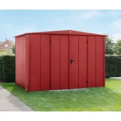 EcoStar Gerätehaus Elegant-STyp 3RAL3004 2 flg