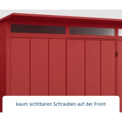 EcoStar Gerätehaus Elegant-PTyp 3RAL3004 1 flg