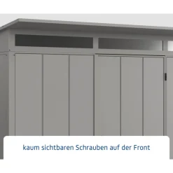 Gerätehaus Elegant-PTyp 3RAL9007 1 flg^EcoStar New