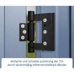 EcoStar Gerätehaus Elegant-PTyp 3RAL5014 1 flg