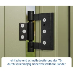 Gerätehaus Elegant-PTyp 2RAL6013 1 flg^EcoStar Best