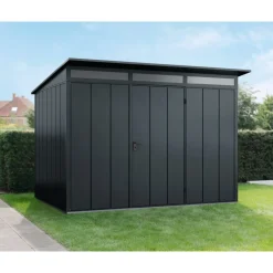 Gerätehaus Elegant-PTyp 3RAL7016 1 flg*EcoStar New