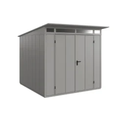 Gerätehaus Elegant-PTyp 2RAL9007 2 flg^EcoStar Discount