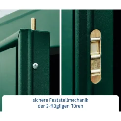 Gerätehaus Trend-PTyp 3RAL6005 2 flg*EcoStar Discount