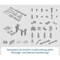 EcoStar Gerätehaus Trend-PTyp 2RAL6005 2 flg