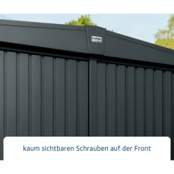 EcoStar Gerätehaus Trend-STyp 2RAL7016 2 flg