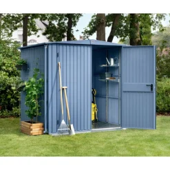 EcoStar Gerätehaus Trend-STyp 2RAL5014 2 flg