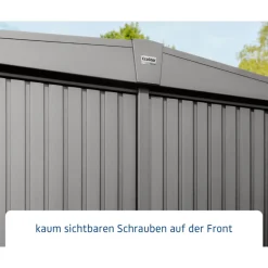 EcoStar Gerätehaus Trend-STyp 1RAL9007 1 flg