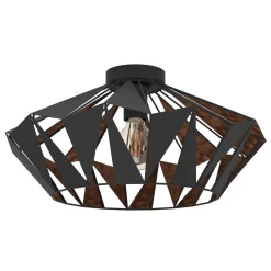 LED Deckenleuchte Carlton 6 schwarz/kupfer^Eglo Outlet