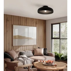 Eglo LED Deckenleuchte Mogano schwarz