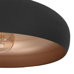 LED Deckenleuchte Mogano schwarz/kupfer*Eglo Clearance