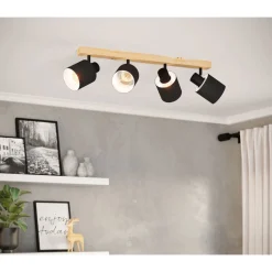 LED Deckenspot Batallas 4-flammig schwarz^Eglo Sale