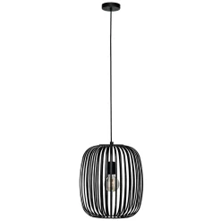 LED Pendelleuchte Romazzina schwarz^Eglo New