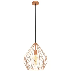 Eglo Hängeleuchte Carlton kupferfarben