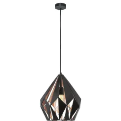 Hängeleuchte Carlton schwarz/kupfer^Eglo Sale