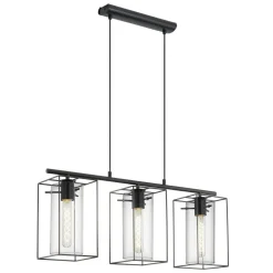 Hängeleuchte Loncino 3 schwarz^Eglo Discount