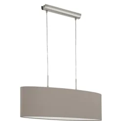 Hängeleuchte Pasteri nickel/taupe 75 cm*Eglo New