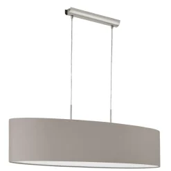 Hängeleuchte Pasteri nickel/taupe 100 cm^Eglo