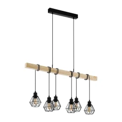 Hängeleuchte Townshend 5 6er schwarz^Eglo Online