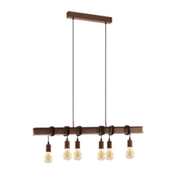 Hängeleuchte Townshend 6er braun^Eglo Hot