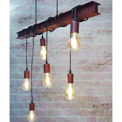 Hängeleuchte Townshend 6er braun^Eglo Hot