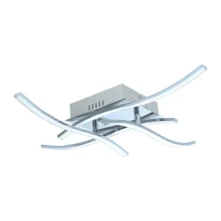 LED-Deckenleuchte Valmora chrom/weiß^Eglo Discount