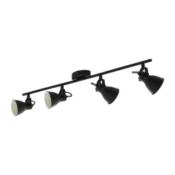 LED-Spotserie Seras 2 4 Spots schwarz^Eglo