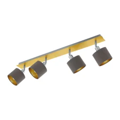 Eglo Spotserie Valbiano 4 Spots silber