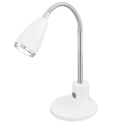 Tischleuchte Fox weiß/chrom*Eglo Discount