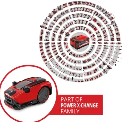 Einhell Mähroboter Freelexo Cam 500 inkl Ladegerät u 3,0 AH Akku