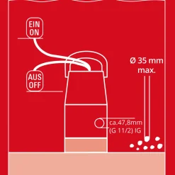 Schmutzwasserpumpe GC-DP 7035 LL^Einhell New
