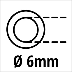 Spiralschlauch 8m Innend 6 mm*Einhell Clearance