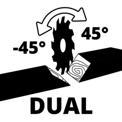 Einhell Zug-Kapp-Gehrungssäge TC-SM 2534/1 Dual