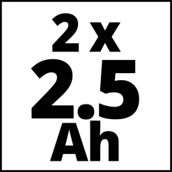 Einhell Akku PXC-Twinpack CB 2,5 Ah 2 Stück