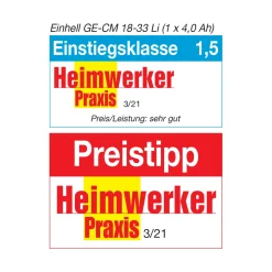 Akku-Rasenmäh-Set GE-CM 18/33 Li - Kit 4-teilig^Einhell Best
